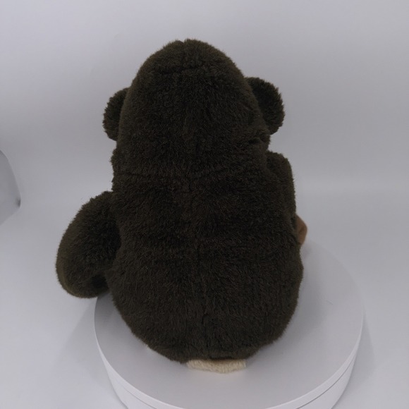 Vintage Child's Playmate Monkey Plush 15.5" Hand Puppet Squeaker 1984 Chimp - Picture 8 of 17